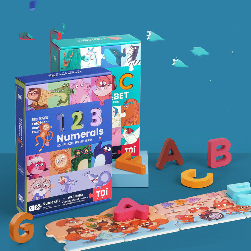 Unlock Your Child's Potential with the Wooden Numbers And Letters Educational Puzzle